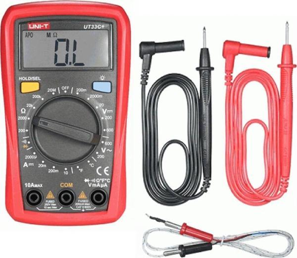 Alkatronik Unı-t Ut33c+ Dijital Multimetre Mini Cep El Tipi Voltmetre Ampermetre - Image 1