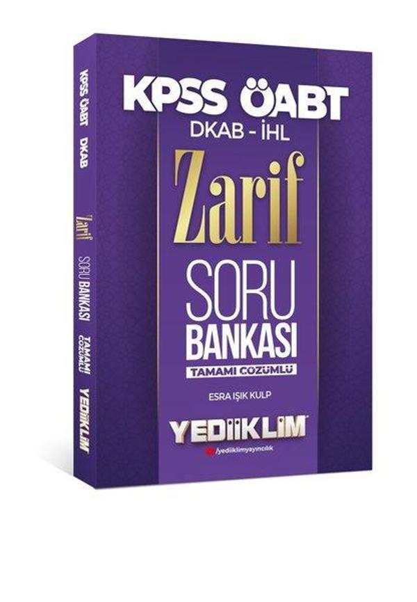 2022 ÖABT DKAP İHL Zarif Tamamı Çözümlü Soru Bankası - Yediiklim Yayınları - Image 1