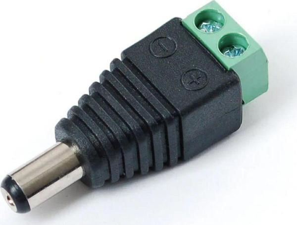 Alkatronik 5.5mm x 2.1mm Dc Adaptör Klemens Dönüştürücü Erkek 24V 5A 2 Pin Terminal Kolay Lehimsiz Hızlı Bağlan - Image 1