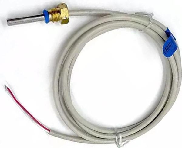Alkatronik Pt1000 Sıcaklık Sensörü 0c/105c Çelik Isı Probu 1.5 Metre Ip68 Su Geçirmez Isıtıcı Fırın - Image 1