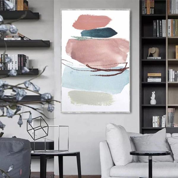 Farver Yağlı Boya Dokulu Tablo 100X150 Siyah Çerçeveli - Image 1