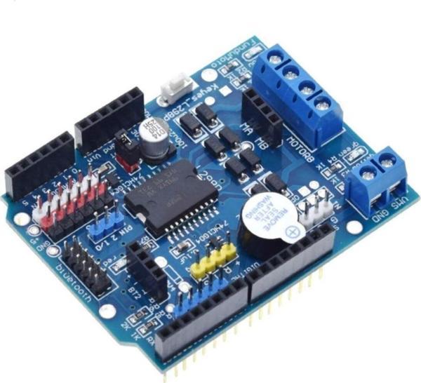 Alkatronik L298 Motor Sürücü Shield 12v 2x Dc Motor 1x Step Motor Buzzer - Image 1