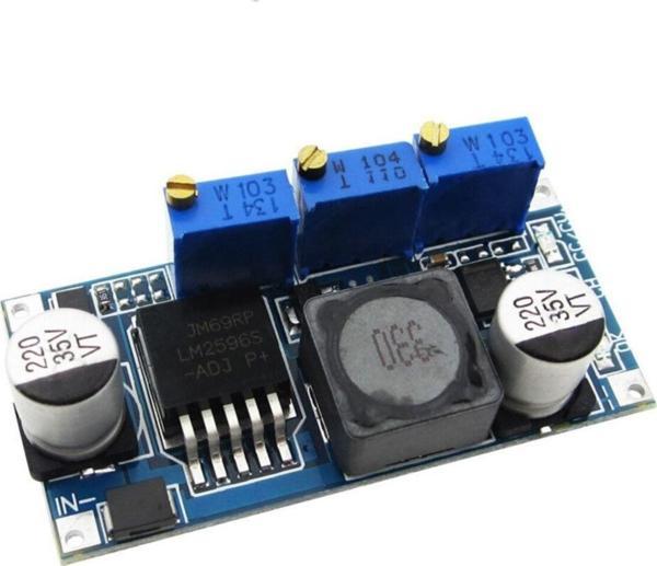 Alkatronik Lm2596 Acav Pil Şarj Modülü Voltaj Düşürücü Güç Kaynağı Ayarlanabilir Akım Pil Sarj Led Sürücü - Image 1