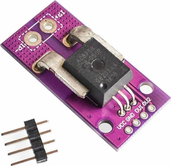 Alkatronik ACS758 50A Sensör Modül AC DC Çift Yönlü Güç Kaynağı Motor Kontrol Analog Voltaj Çıkışı Yüksek Hassa - Image 1