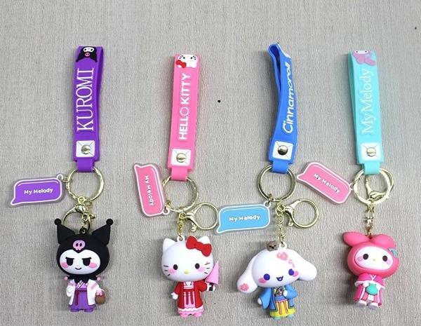 Silikon Kuromi Ve Hello Kitty Anahtarlık Alk4249 - Image 1