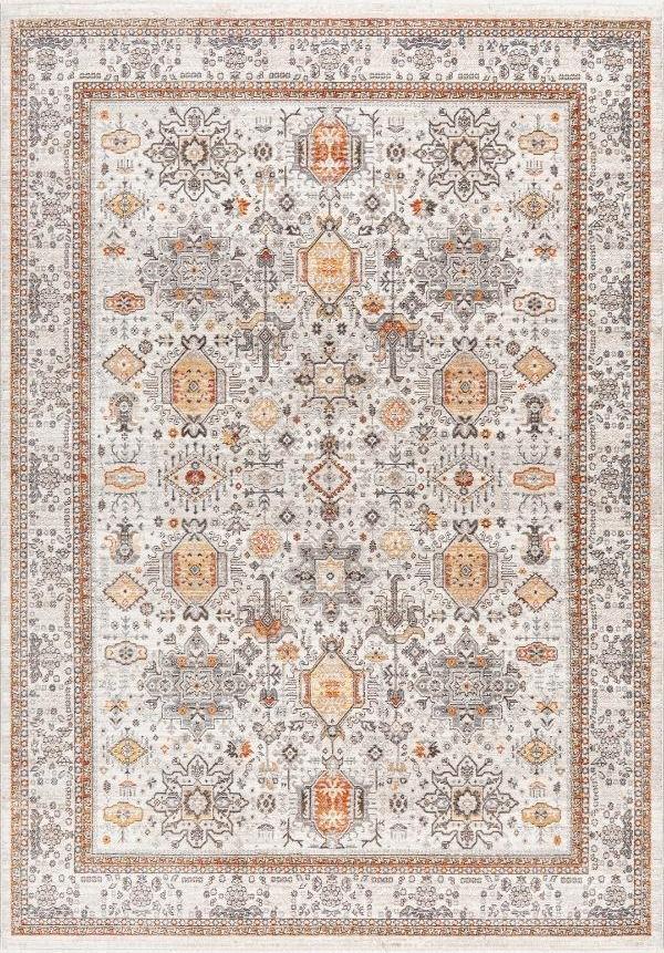 Pastel Halı Discovery 1490A Kemik Sarı Salon Oturma Yatak Odası Halısı - Image 1