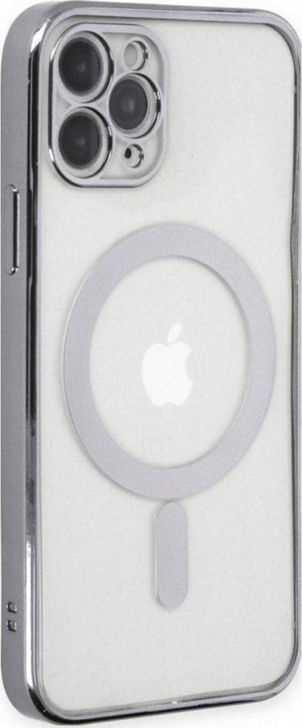 Iphone 11 Pro Manyetik Kablosuz Şarj Edilen Kamera Korumalı Silikon Kılıf - Image 1