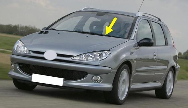 Peugeot 206 SW 2003-2006 Ön Cam Sol Sürücü Taraf Silecek Kolu - Image 1