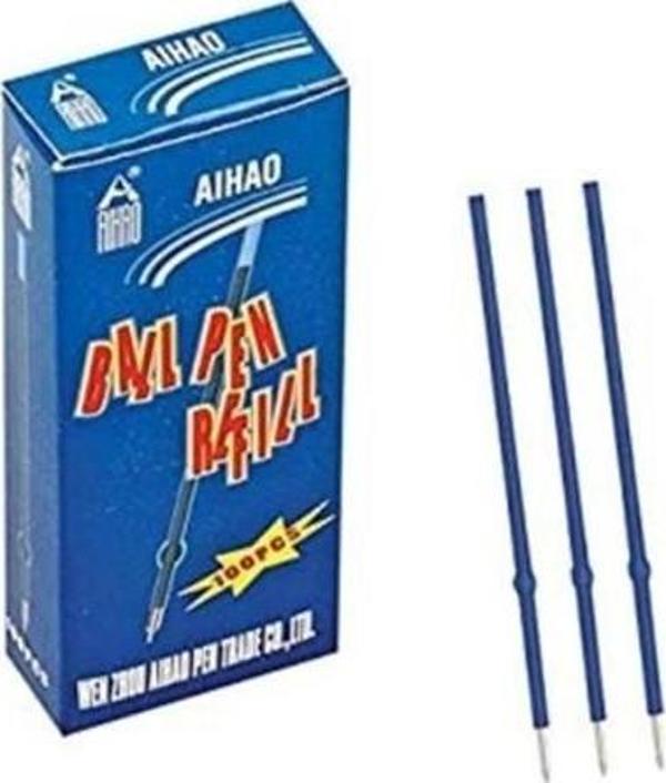 Aihao Tükenmez Kalem Yedeği Mavi 15 adet - Image 1