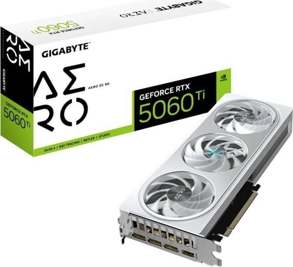 Gigabyte GeForce RTX 5060 Ti Aero OC GDDR7 8GB 128Bit Ekran Kartı GV-N506TAEROOC-8GD - Image 1