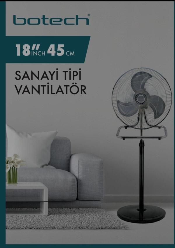 Botech 18" Sanayi Tipi Vantilatör - Image 1