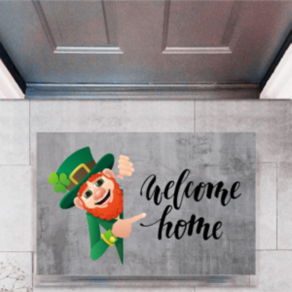 Kapı Önü Paspası Dekoratif Dijital Baskı Welcome Home P-2336 - Image 1