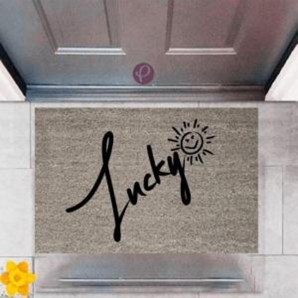 Kapı Önü Paspası Dekoratif Dijital Baskı Lucky   P-2361 - Image 1