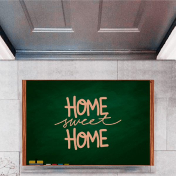 Kapı Önü Paspası Dekoratif Dijital Baskı Home Sweet Home P-2332 - Image 1