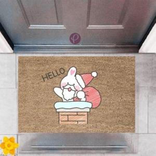 Kapı Önü Paspası Dekoratif Dijital Baskı Hello P-2370 - Image 1