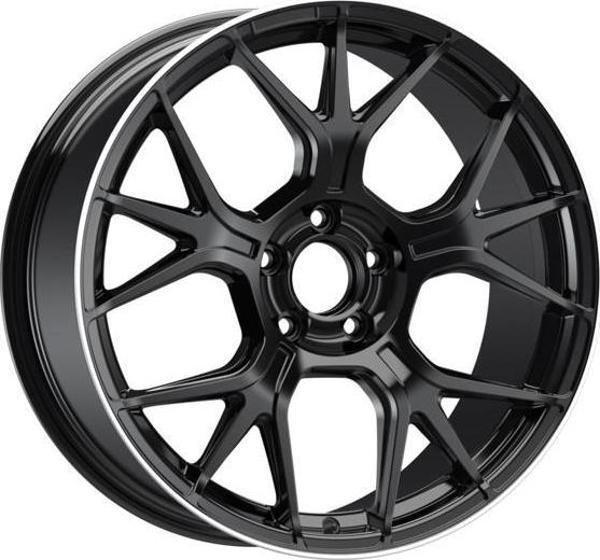 EMR-S1047-02 9.5x19" -5x112 ET45 66.6 Black Lip Diamond Jant (4 Adet) - Image 1