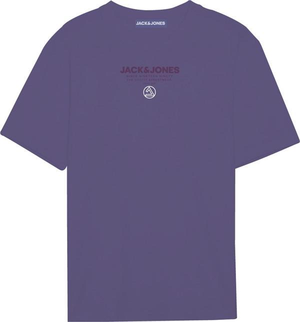 Jack&Jones Jcotypo Tee Ss Crew Neck Fst Erkek Mor Tshirt 12256163-19 - Image 1