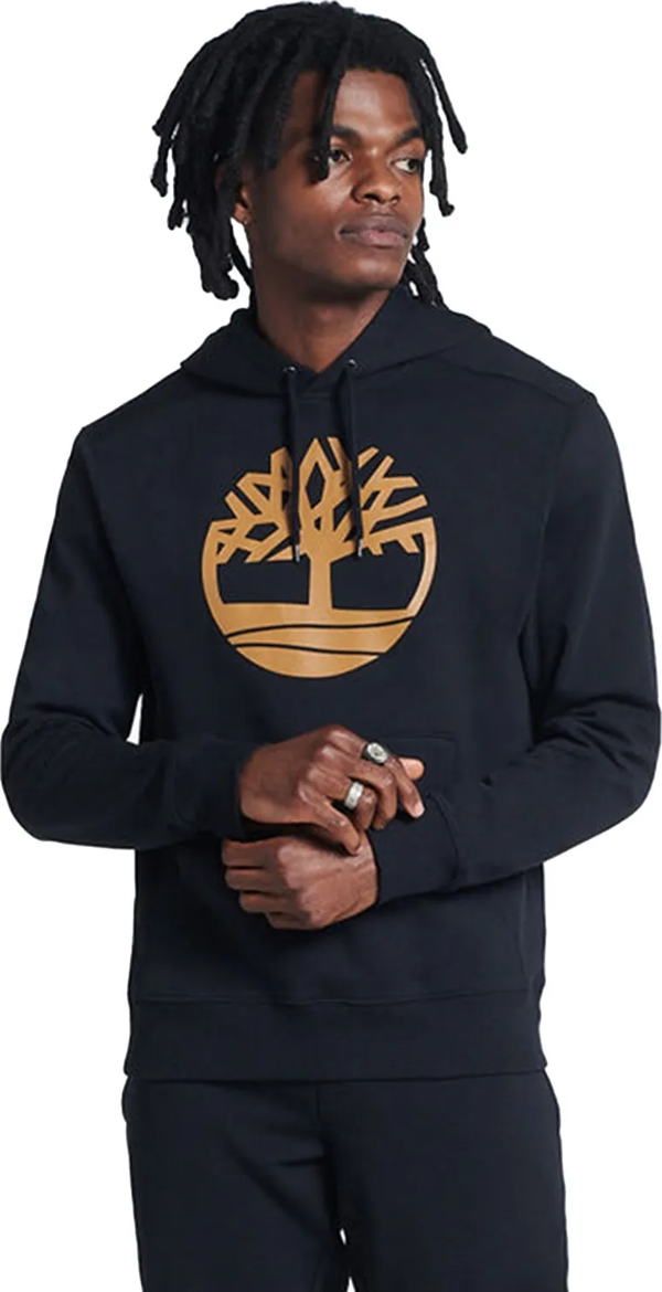Timberland Kennebec Rıver Tree Logo Hoodie Erkek Siyah Sweatshirt Tb0a2bjhp561 - Image 1
