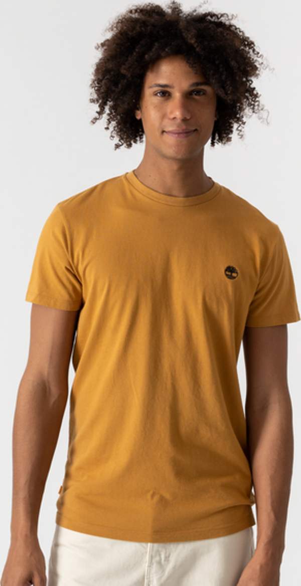 Timberland Short Sleeve Tee Erkek Sarı Tshirt Tb0a2bprp471 - Image 1