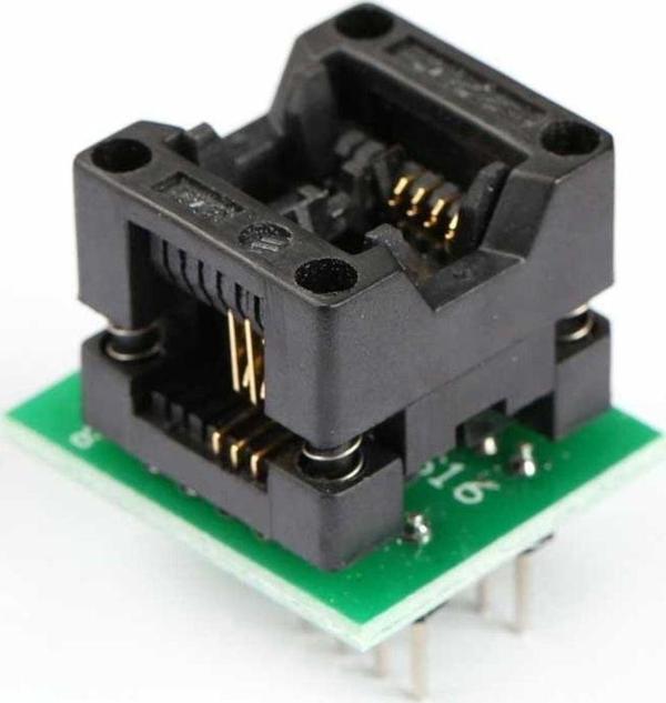 Alkatronik 200 Mil Smd Soic8 Sop8 So8 To Dip8 Yaylı Soket Adaptör Eeprom Flash Programlayıcı 200mil - Image 1