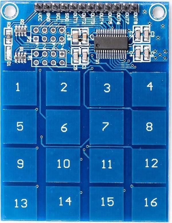 Alkatronik Ttp229 16 Buton Dokunmatik Sensör Modülü Kapasitif Dijital Tuş Algılayıcı Anahtar Keypad - Image 1