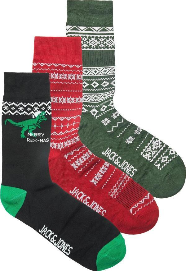 Jack Jones Rexmas Socks Giftbox Erkek Renkli Çorap 12222810-28 - Image 1