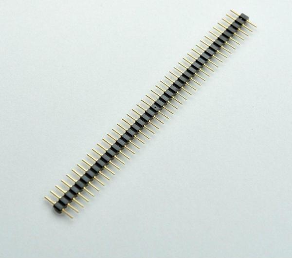 Alkatronik 1x40 Pin Precision Erkek Header Tek Sıra 2.54mm 180 Derece Altın Kaplama Yuvarlak Kırılabilir - Image 1