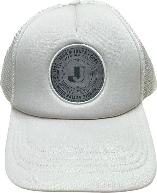 Jack Jones Vıbes Trucker Cap Erkek Beyaz Şapka 12235601-01 - Image 1