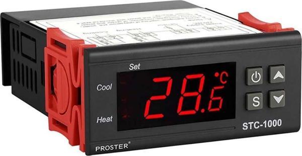 Alkatronik STC-1000 Sıcaklık Termostatı 220V 10A 110V-220V Isıtıcı Soğutucu Dijital Ekran 10K NTC Sıcaklık Sens - Image 1