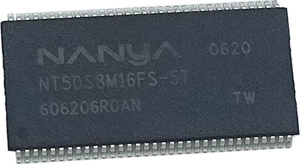 Alkatronik Nanya Nt5ds8m16fs-5t 128mb Ddr Sdram 2.5v 66 Pin Tsop 8m X 16 Clock 200mhz Cmos - Image 1