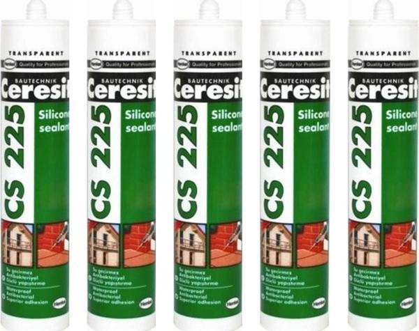 Ceresit Cs 225 Şeffaf Silikon 280 Gr 5 Adet - Image 1