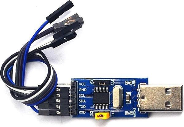 Alkatronik CH341T Usb to Ttl IIc Uart Çevirici Modül I2c Seri Port Haberleşme Adaptör Isp Arduino - Image 1