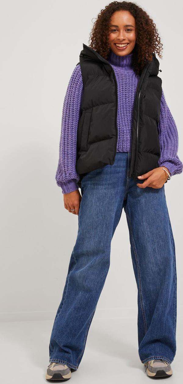 Jack Jones Jxmısty Down Blend Puffer Vest Otw Kadin Siyah Yelek 12236526-02 - Image 1