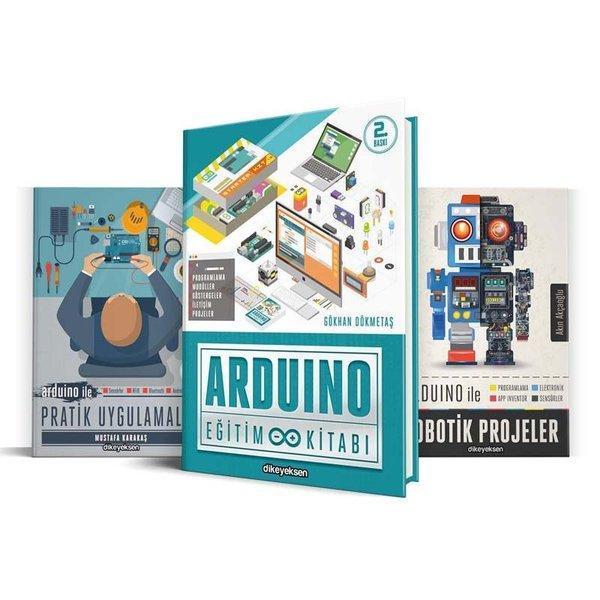 Arduino ile Projelere Hızlı Başlangıç Seti - 3 Kitap Takım - Dikeyeksen - Image 1