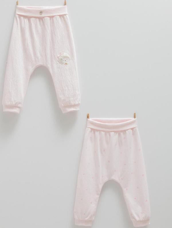 MINI LAMB İKİLİ PANTOLON Pembe - Image 1