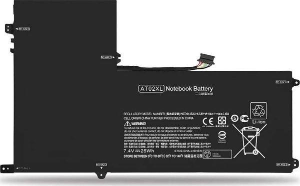 HP ATO2XL ile Uyumlu Tablet Bataryası Pili - Image 1