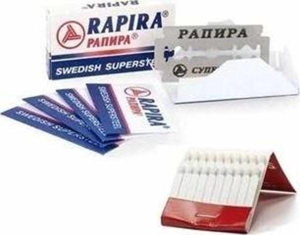 BUĞZ Rapira Platinum 10 Adet Tıraş Jileti Kantaşı Seti - Image 1
