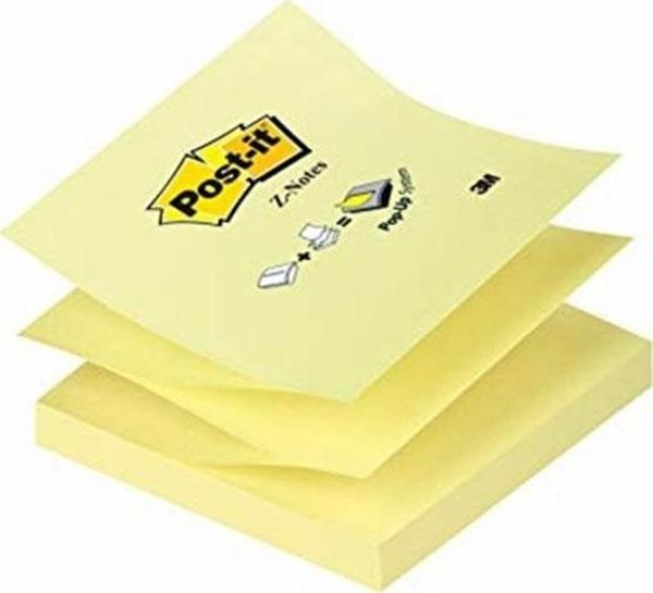 3M Post-it® Z Not Sarı 100 Yaprak 76x76 mm R-330 - Image 1