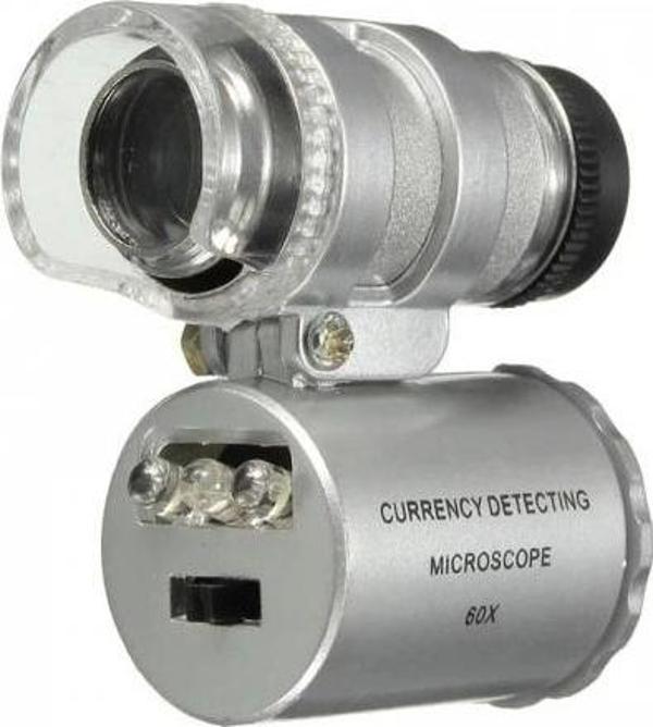 Iphone5 Için Uyumlu Kapaklı Lens Mikroskop Taşınabilir Mini Cep Boyutu Led Mikroskop No.9882ip5ii - Image 1