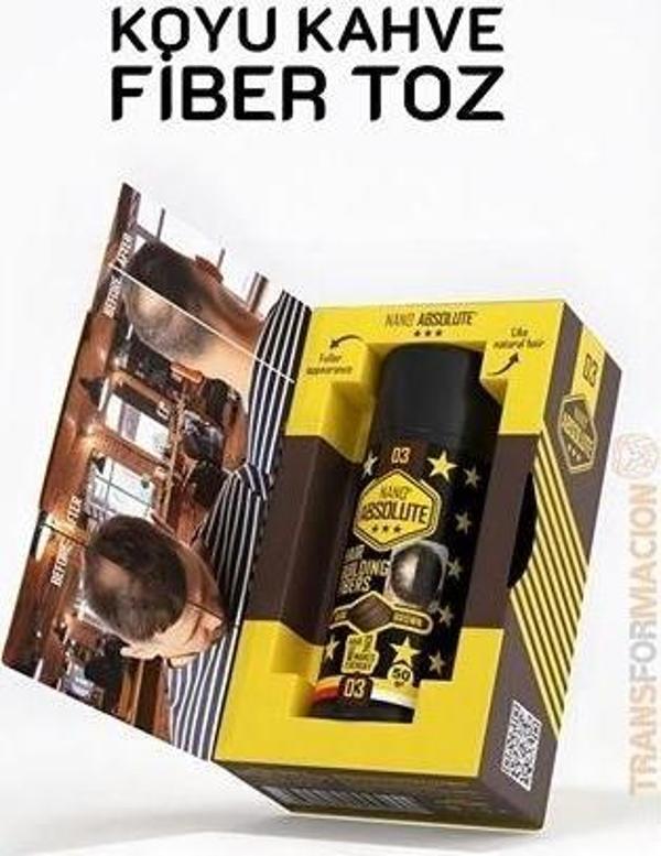 BUĞZ Saç Dolgunlaştırıcı Fiber Topik Toz KOYU TON KAHVERENGİ - Image 1