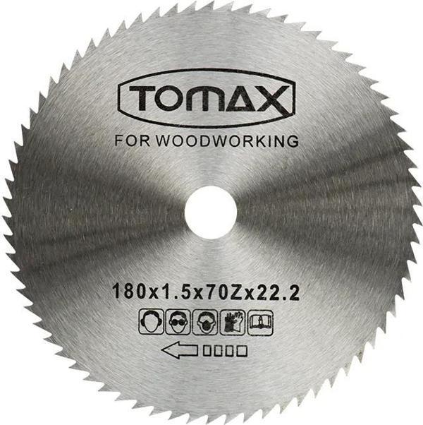 Tomax Ağaç Daire Testeresi (Elmassız) 115x1,2 Diş 80z - Image 1