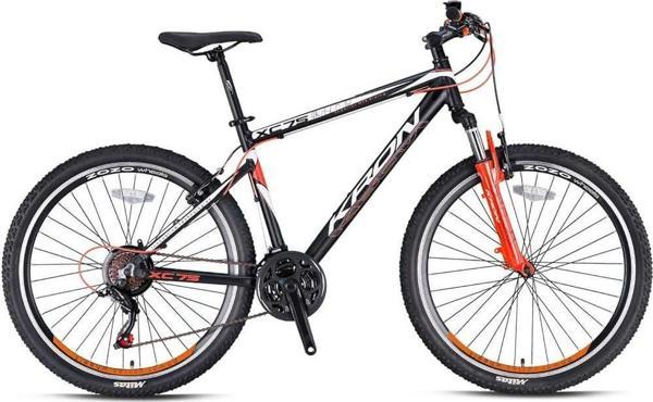 KRON XC 75 - 20  MTB - 11' - 7 Vites - M.Disc - Mat Siyah-Gri/Neon Turuncu - Image 1