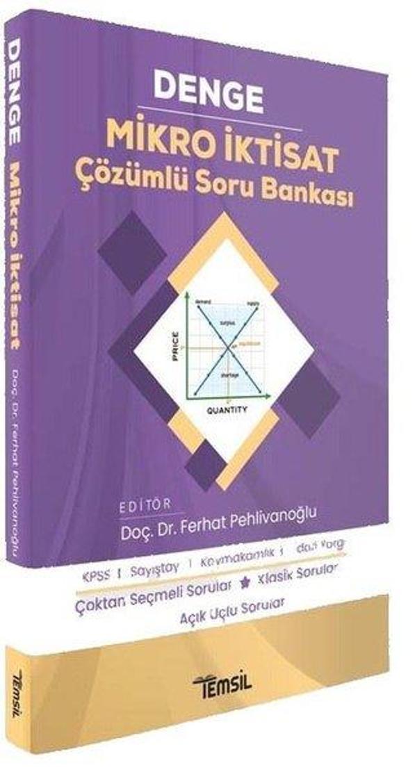 Denge Mikro İktisat Çözümlü Soru Bankası - Temsil Kitap - Image 1