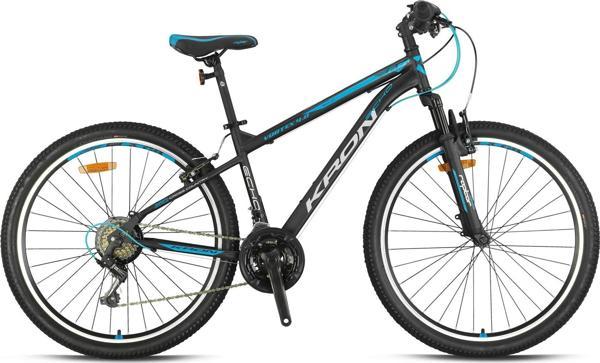 VORTEX 4.0 - 26  MTB - 14' - 21 Vites - M.DISC - Mat Siyah-Gri/Mavi - Image 1