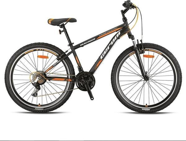 MAGNUM - 26" - MTB - 15' - 21 Vites - V.B - Mat Siyah-Neon Turuncu/Gri - Image 1