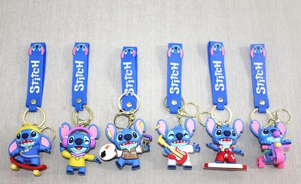 Büro Ev Ofis Hediyesi için Silikon Karışık Stitch Anahtarlık - Image 1