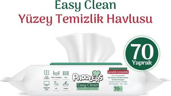 Easy Clean Beyaz Sabun Katkılı Yüzey temizlik Havlusu 70 Yaprak - Image 1