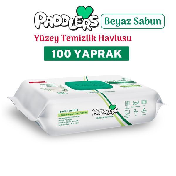 Easy Clean Beyaz Sabun Katkılı Yüzey Temizlik Havlusu 100 Yaprak - Image 1