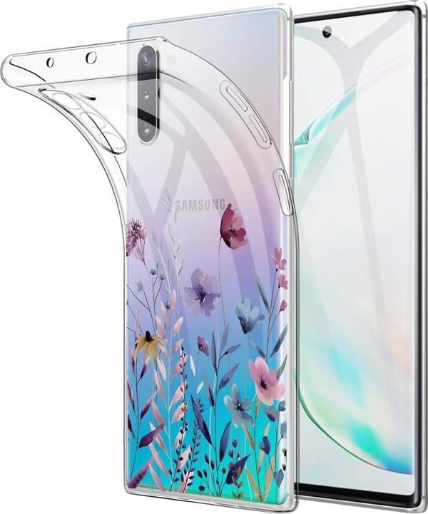 Samsung Galaxy Note 10 Uyumlu Kamera Korumalı Darbe Önleyici Ultra Slim TPU Şeffaf Silikon Kılıf - Image 1
