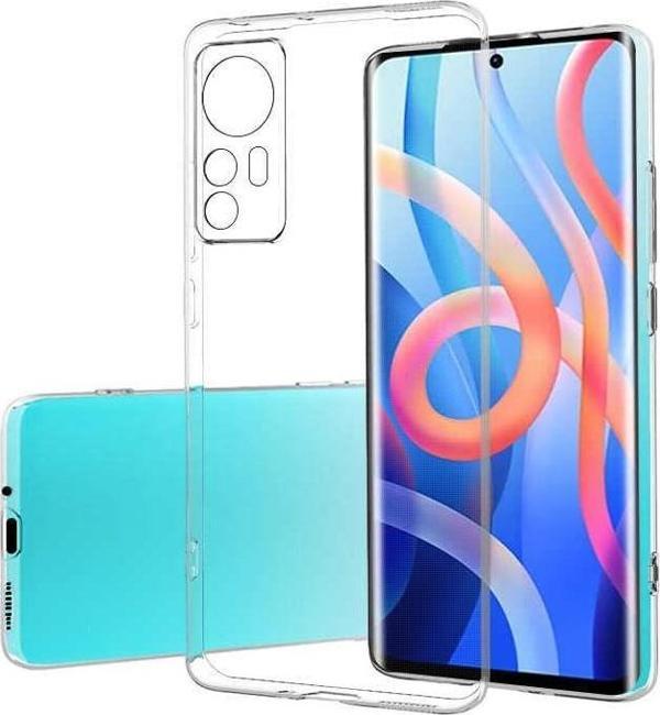 Xiaomi Mi 12 Uyumlu Kamera Korumalı Darbe Önleyici Ultra Slim TPU Şeffaf Silikon Kılıf - Image 1